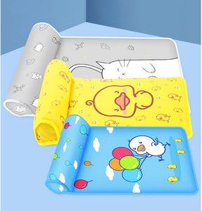 Cool, breathable pet mat with pillow—perfect summer comfort solution! - Always Pawsome
