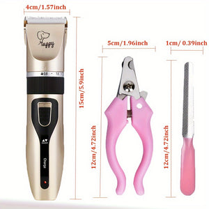 12-in-1 Premium Pet Hair Trimmer – Quiet, Precise Grooming Kit - Always Pawsome