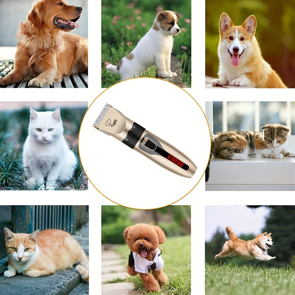 12-in-1 Premium Pet Hair Trimmer – Quiet, Precise Grooming Kit - Always Pawsome