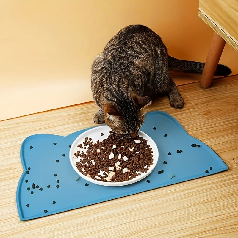 Waterproof Silicone Pet Food Mat – Non-Slip & Easy Clean - Always Pawsome