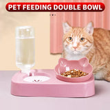 Double Pet Bowl with Auto Water Dispenser – Dogs & Cats - Always Pawsome